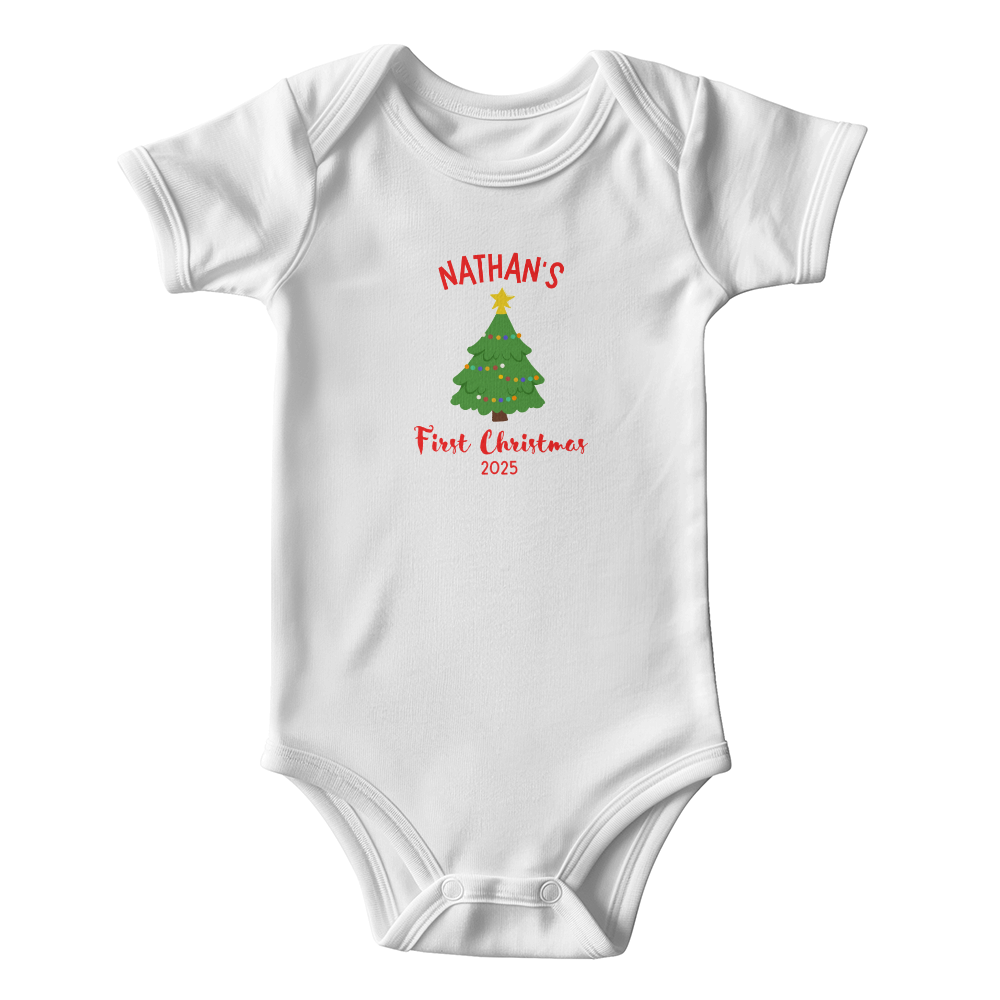 Cute Short Sleeve Baby Onesie